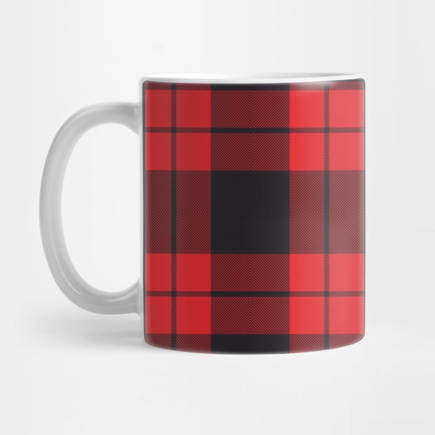 Buffalo Plaid Checkered Christmas Holiday Pattern by ilhnklv